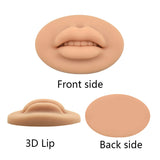 5D Lips Tattoo Practice Silicone Skin For Permanent Makeup Artists newcomelashes