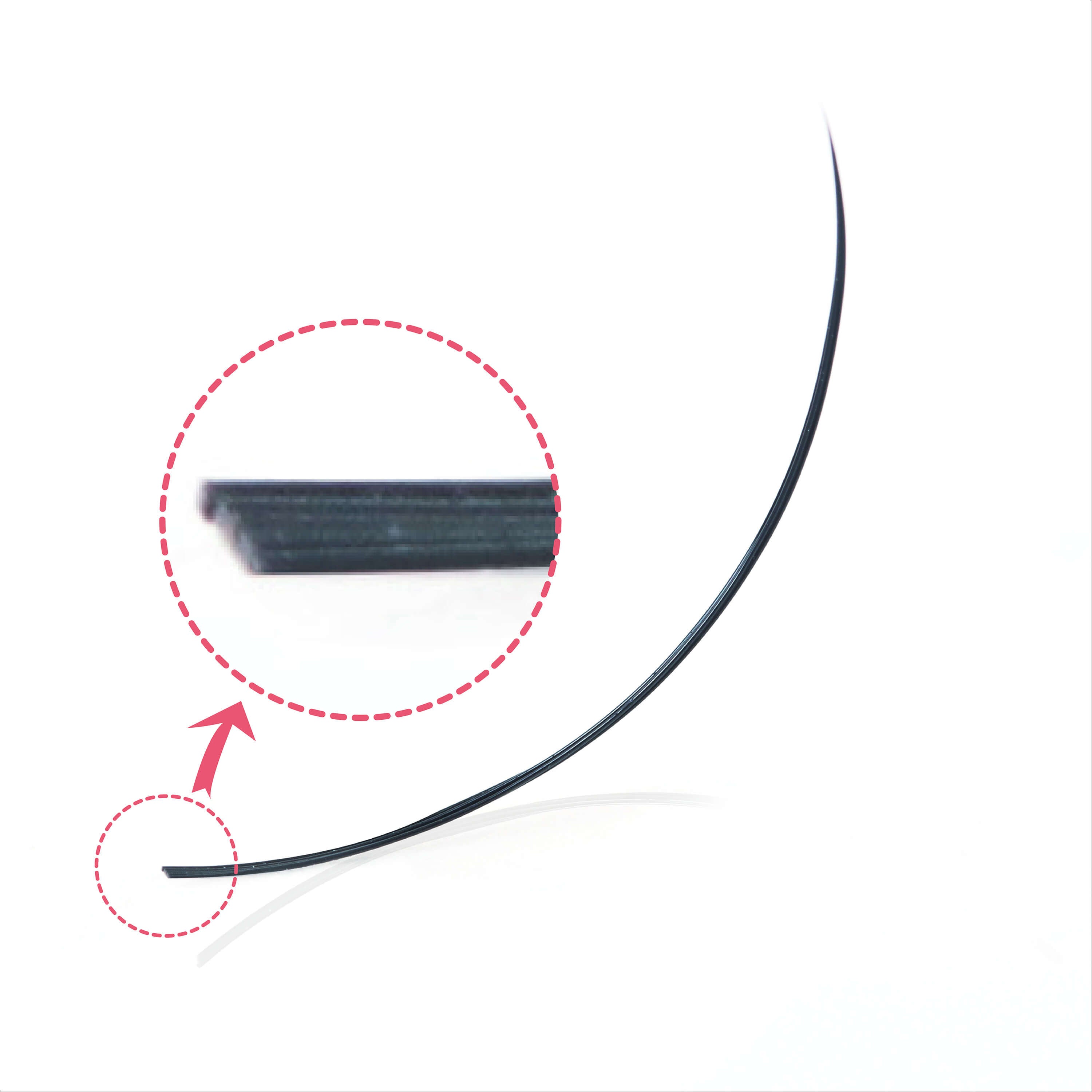 Premade Spike Wispy Lash Extensions 0.07MM newcomelashes