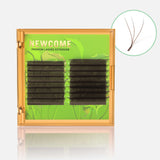 W Lashes Premade Fans (Black/Brown) 0.07MM