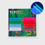 Neon Xmas Carol Ombre Lashes Mixed Color 0.07MM newcomelashes