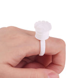 100 PCS Deep Surface Glue Cups Ring Medium Size newcomelashes