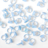 100 PCS Sweet Heart V-Shaped Glue Cups Ring newcomelashes