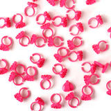 100 PCS Sweet Heart V-Shaped Glue Cups Ring newcomelashes