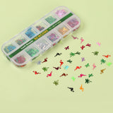 12 Grids Mix Color Shape Lash Sequins for Lash Nail Art