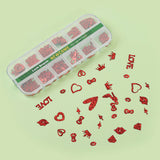 12 Grids Mix Color Shape Lash Sequins for Lash Nail Art