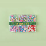 6 Girds Mix Color Shape Slice Polymer Soft Clay Crafts for Nails