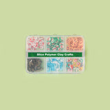 6 Girds Mix Color Shape Slice Polymer Soft Clay Crafts for Nails newcomelashes