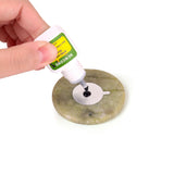 2PCS Jade Stone Glue Holder Pallet newcomelashes