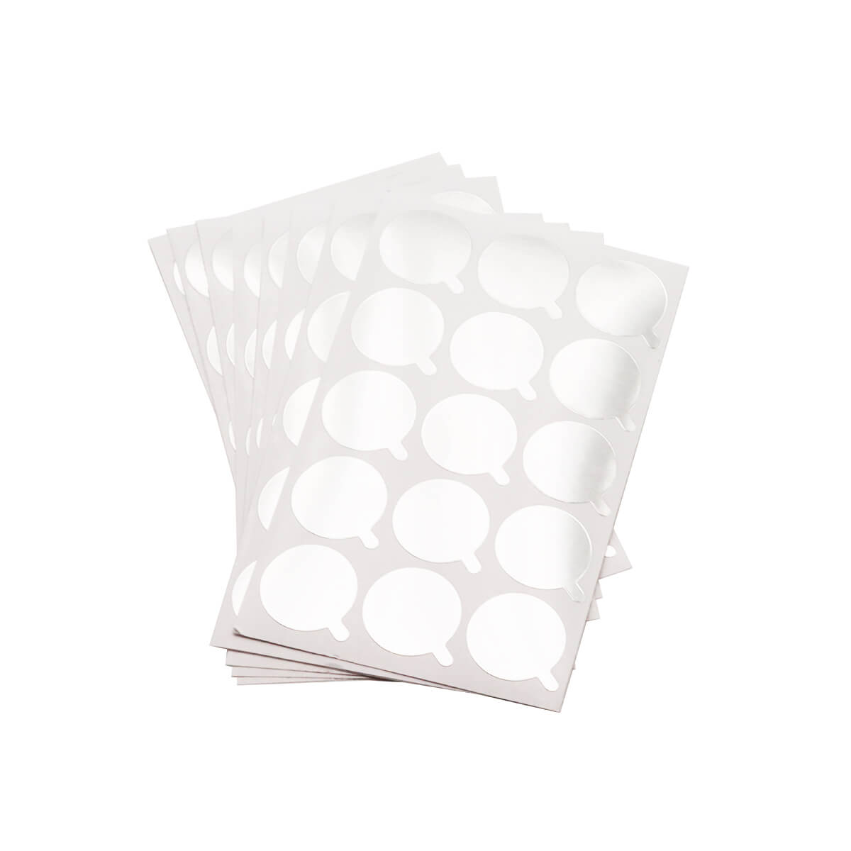 300PCS One Time Using Glue Silver Shim newcomelashes