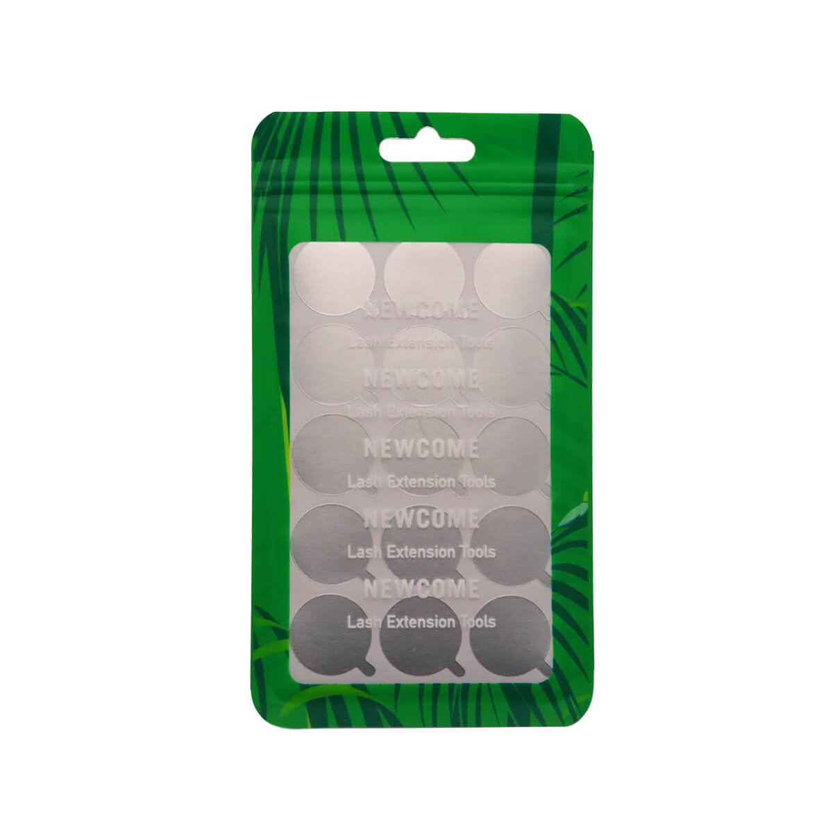 300PCS One Time Using Glue Silver Shim newcomelashes