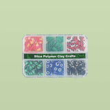 6 Girds Mix Color Shape Slice Polymer Soft Clay Crafts for Nails