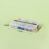 6 Girds Mix Color Shape Slice Polymer Soft Clay Crafts for Nails newcomelashes
