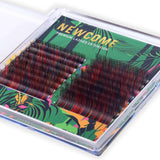 Mixed Multicolored Lashes 0.07MM newcomelashes