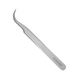 Satin Silver Volume Tweezers newcomelashes