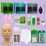 Luxury Mannequin Lash Extension Tool Kit newcomelashes