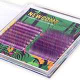 Mixed Violet Colorful Lashes 0.07MM newcomelashes