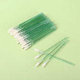 50PCS Lash Lipstick Brush Crystal Lint Free Applicators